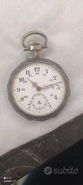orologio da tasca in argento fine 800