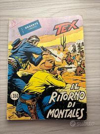 Tex – Il ritorno di Montales fumetto vintage
