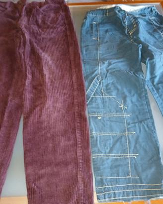 2 paia di pantaloni ragazzo