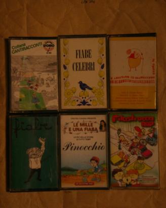 Fiabe sonore audio cassette lotto vintage