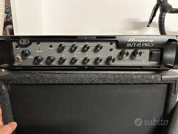 Testata per basso elettrico Ampeg svt 6 pro