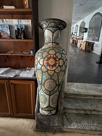 Splendido Anfora Gigante in Ceramica Decorata a Mz