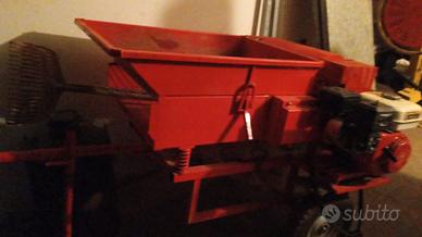Cernitrice olive con motore a scoppio
