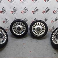 SET 4 CERCHI ORIGINALI FIAT 500 6JX15H2 ET35 (5181