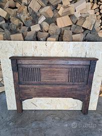 Pediera letto singolo legno