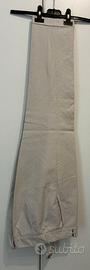 pantaloni cotone donna tg 42 beige