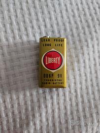 Batteria Vintage 9V Liberty  per radio anni 60/70
