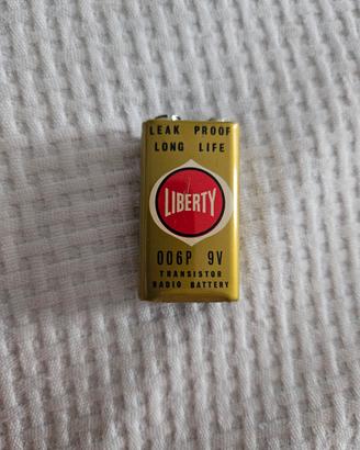 Batteria Vintage 9V Liberty  per radio anni 60/70
