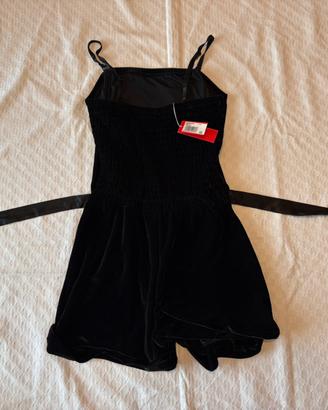 Tuta corta Yamamay in velluto nero taglia S Mvuova