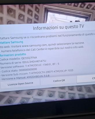 Samsung QLED 55" QE55Q7FNA  + One Connect Box