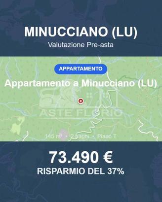 Immobile in asta di 145 m² a Minucciano