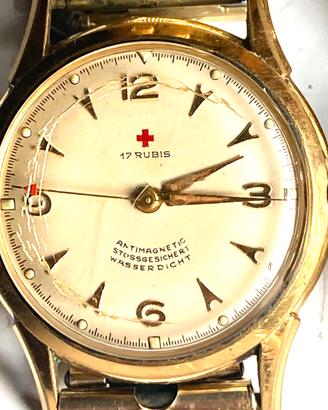 Orologio oro Militare medici da Campo del 1935