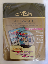 4 calze collant OMSA ATTIVA 40 GRIGIO RIPOSANTE