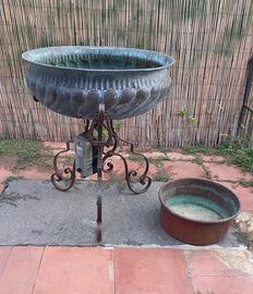 Fioriera in rame vintage