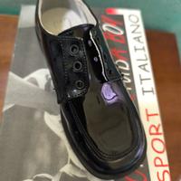 Scarpe eleganti bimbo n. 27 in vero cuoio – Nuove