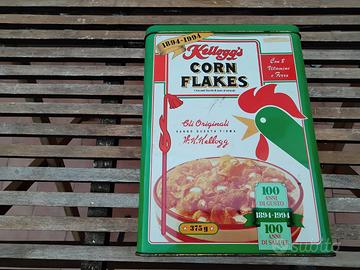 Scatola di latta Kelloggs's Cornflakes - 100 anni