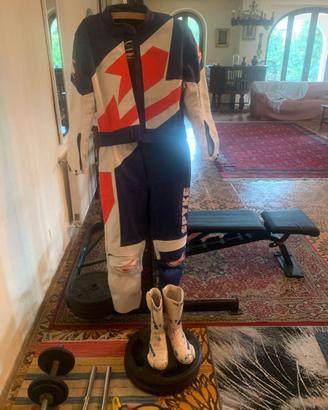Tuta donna moto racing collection e stivali Bieffe