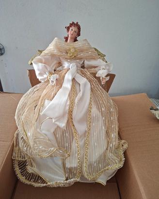 punta albero natale  angelo