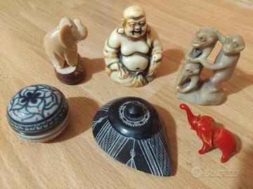 oggettistica statuine portapillole vintage. 