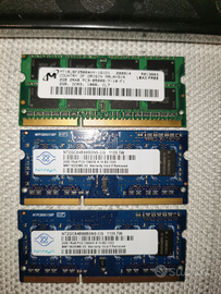 Memoria laptop 2gb pc3 ddr3