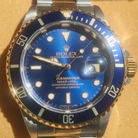 Rolex submariner 16613 acciaio oro