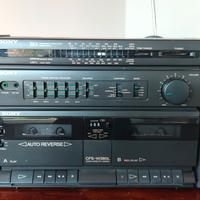 STEREO VINTAGE PORTATILE SONY BOOMBOX CFS W380L