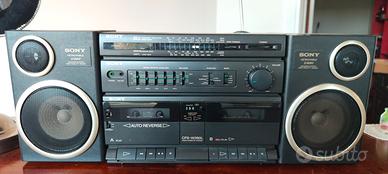 STEREO VINTAGE PORTATILE SONY BOOMBOX CFS W380L