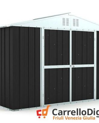 Box giardino lamiera zincata 327x155 nero