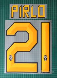 Nameset completo #21 PIRLO Juventus 2011/2012