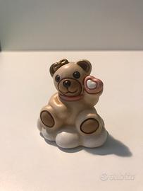 STATUINA THUN ORSETTO CON CUORE ROSA