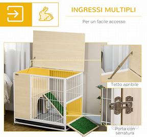 gabbia da arredo per piccoli conigli, criceti