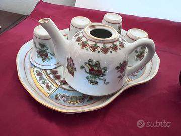 Piccolo Servizio cinese  da the in ceramica