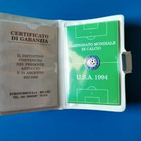 Distintivo in argento 925/1000 Mondiale Usa 94 