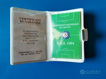 Distintivo in argento 925/1000 Mondiale Usa 94 