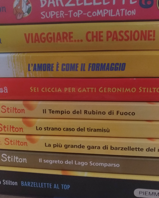 Blocco 9 libri Geronimo Stilton