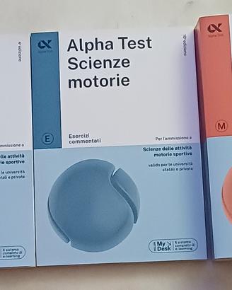 Kit completo Alpha Test Scienze Motorie 