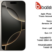 Apple iPhone 16 Pro Titanio Naturale 128 Gb