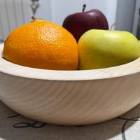 Portafrutta in legno di acero