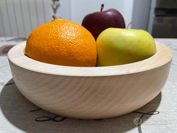 Portafrutta in legno di acero