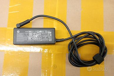 Alimentatore originale HP 45W 4,5×3,0 mm pin blu