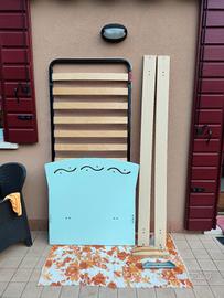 letto singolo + materasso 