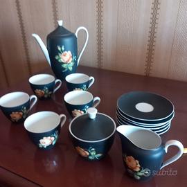 completo 5 tazze fine ceramica