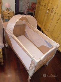 LETTINO  CAMPING  BEIGE  IN  FANTASIA   BAMBINI