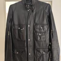 giacca in pelle uomo Versace 