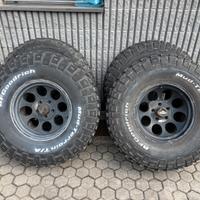 Ruote complete 37x12.50 R17 Jeep Wrangler JK