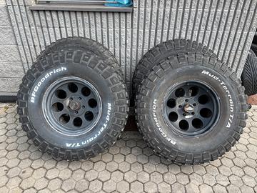 Ruote complete 37x12.50 R17 Jeep Wrangler JK