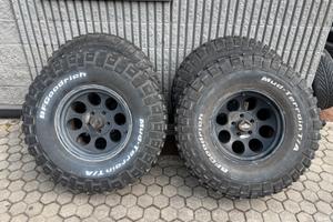 Ruote complete 37x12.50 R17 Jeep Wrangler JK