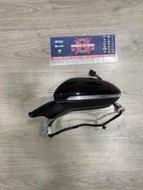 Specchietto Retrovisore Esterno Lato Sinistro Nero