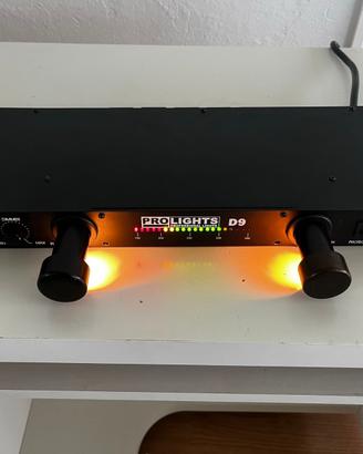 Prolights D9 distributore rack 8 uscite IEC