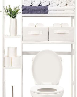 Scaffale per WC con 2 Cestini